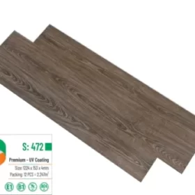 Sàn Nhựa Hèm Khóa Glotex S472