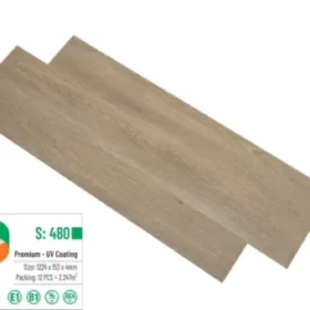 Sàn Nhựa Hèm Khóa Glotex S480