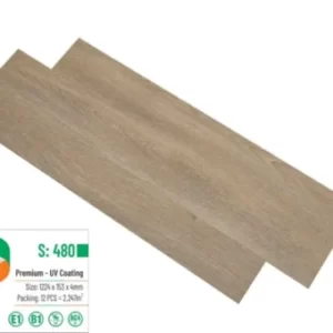 Sàn Nhựa Hèm Khóa Glotex S480