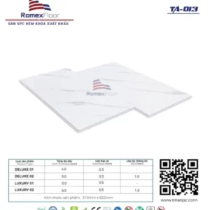 Sàn Nhựa Hèm Khóa Romex Floor Ta013
